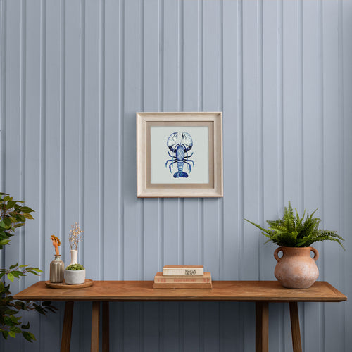 Floral Blue Wall Art - Gerroa  Framed Print Birch Voyage Maison