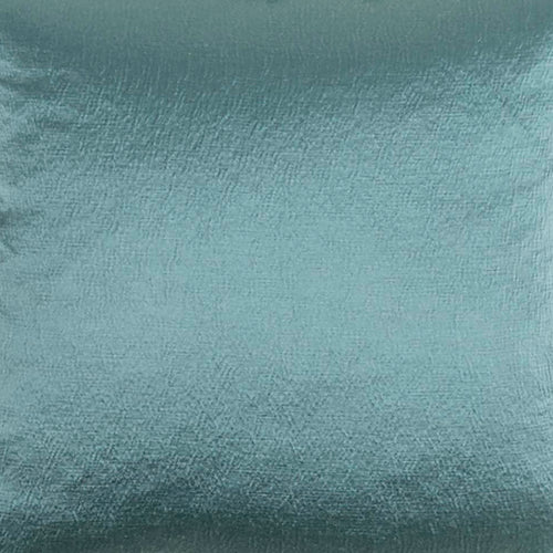 Plain Blue Fabric - Glaze Woven Satin Fabric (By The Metre) Aqua Voyage Maison