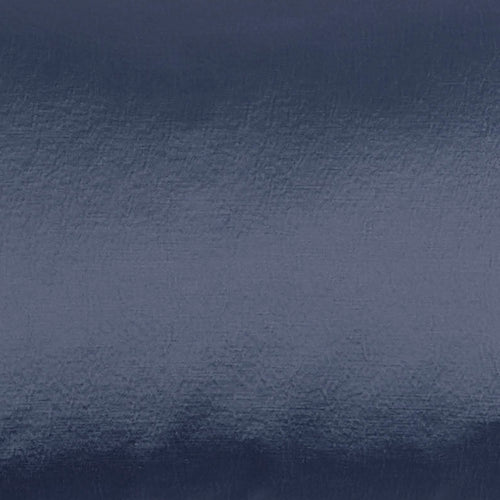 Plain Blue Fabric - Glaze Woven Satin Fabric (By The Metre) Navy Voyage Maison