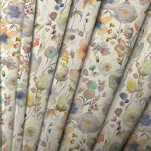 Floral Blue M2M - Gospiana Printed Cotton Made to Measure Roman Blinds Coral/Cloud Voyage Maison