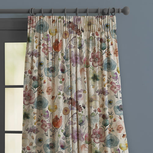 Floral White M2M - Gospiana Printed Made to Measure Curtains Haze Voyage Maison