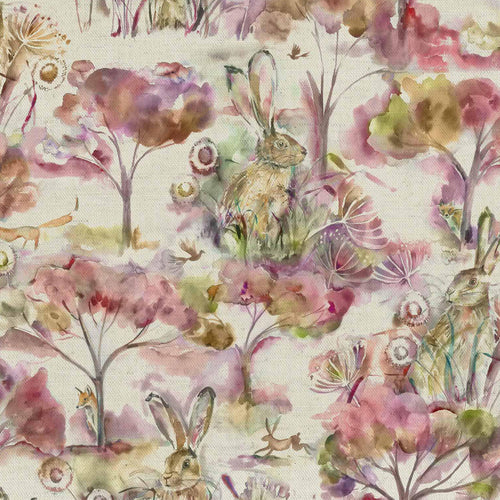 Samples - Grassmere Printed Fabric Sample Swatch Fig Voyage Maison