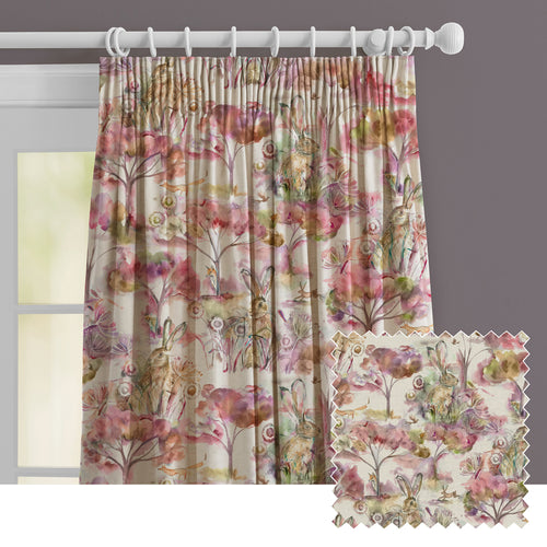 Animal Cream M2M - Grassmere Printed Made to Measure Curtains Fig Voyage Maison