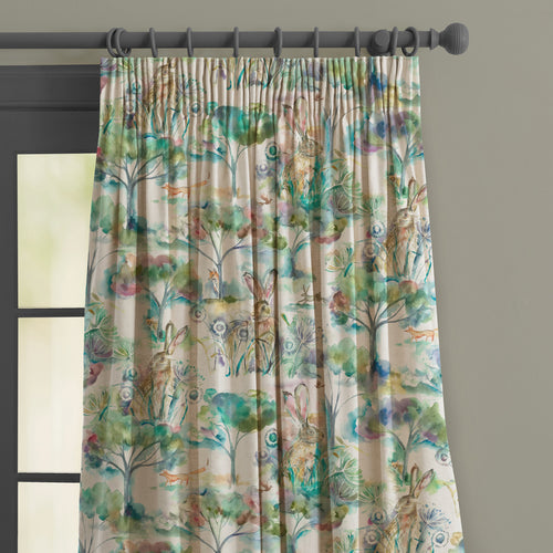 Animal Cream M2M - Grassmere Printed Made to Measure Curtains Sweetpea Voyage Maison