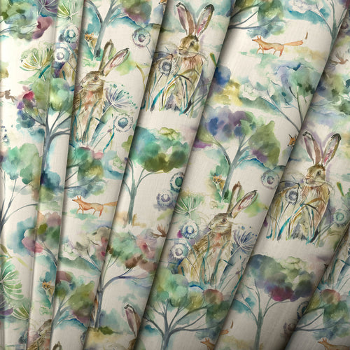 Animal Cream M2M - Grassmere Printed Made to Measure Curtains Sweetpea Voyage Maison