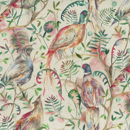 Animal Pink Fabric - Greystoke Printed Cotton Fabric (By The Metre) Fig Voyage Maison
