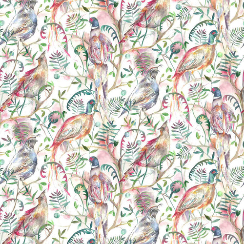 Animal Pink Fabric - Greystoke Printed Cotton Fabric (By The Metre) Fig Voyage Maison