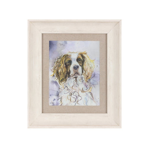 Georgie The Cavalier King Charles Framed Print Birch (A-Grade)