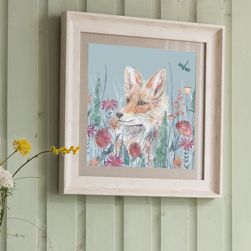 Animal Pink Wall Art - Harley Cornflower Framed Print Birch Voyage Maison