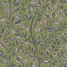 Voyage Maison Harlow 1.4m Wide Width Wallpaper in Olive