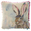 Voyage Maison Harriet Hare Printed Feather Cushion in Natural