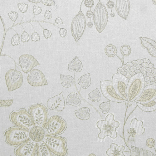 Floral Cream Fabric - Hartwell Woven Jacquard Fabric (By The Metre) Natural Voyage Maison