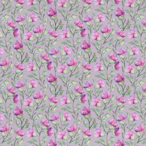 Voyage Maison Hawick Printed Cotton Fabric Remnant in Mauve