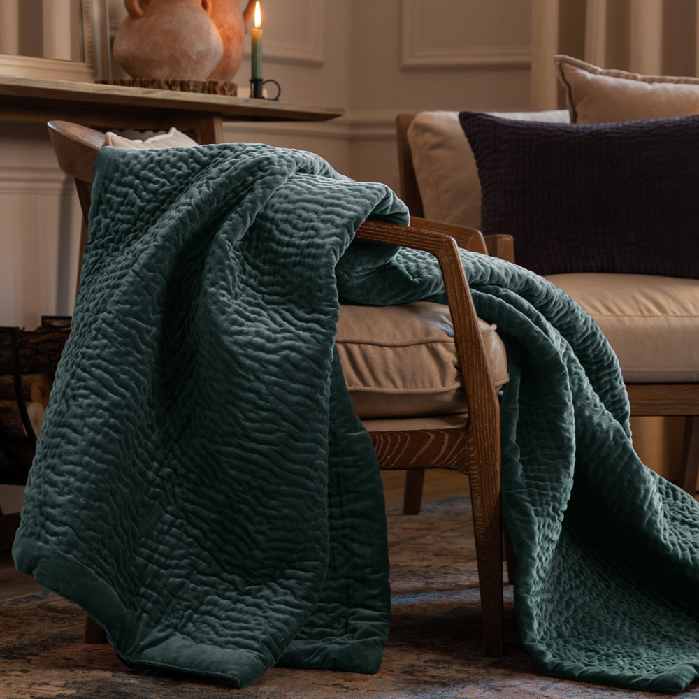 7 Micro Velvet hotsell Quilted Throws