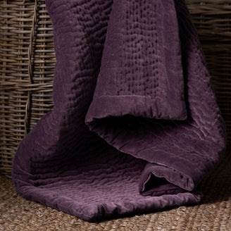 Plum throws for discount sofas