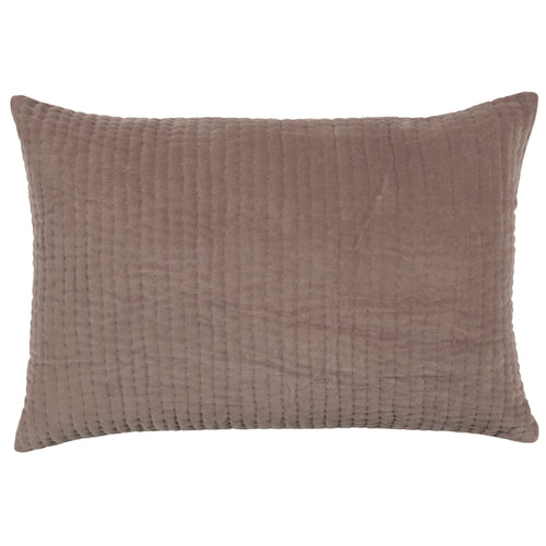 Additions Haze Embroidered Feather Cushion in Lavender