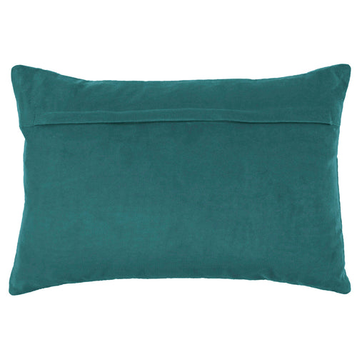 Additions Haze Embroidered Feather Cushion in Ocean