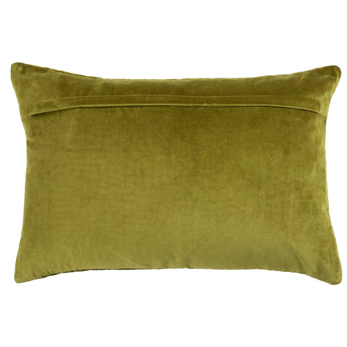 Additions Haze Embroidered Feather Cushion in Olive