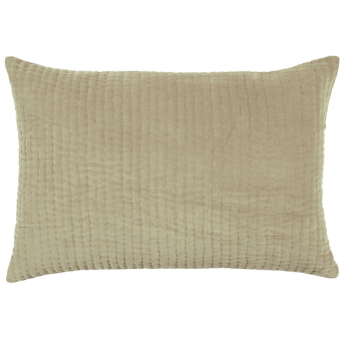Additions Haze Embroidered Feather Cushion in Quartz
