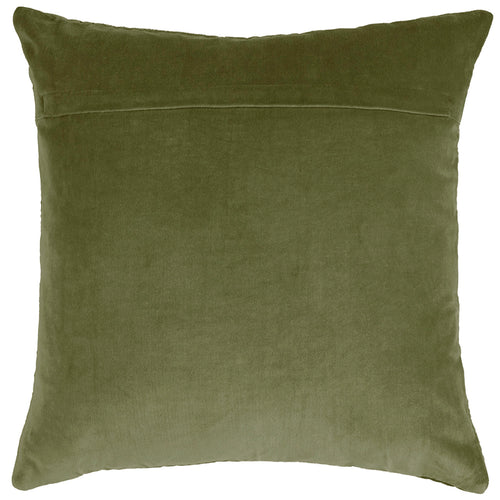 Plain Green Cushions - Haze Embroidered Feather Filled Cushion Sage Additions