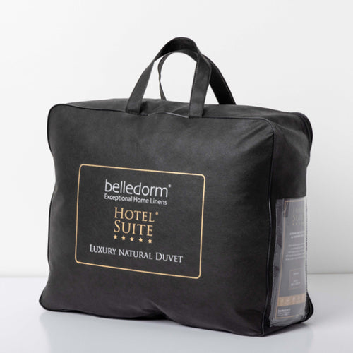 Plain White Bedding - Hotel Duvet Quilt White Belledorm
