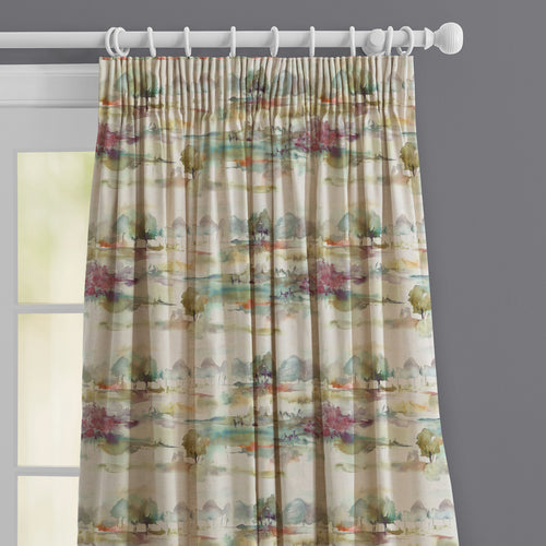 Floral Cream M2M - Heather Moors Printed Made to Measure Curtains Linen Voyage Maison