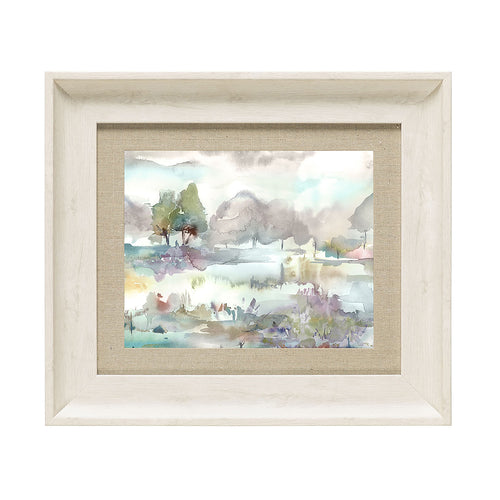 Floral Purple Wall Art - Heather  Framed Print Birch Voyage Maison