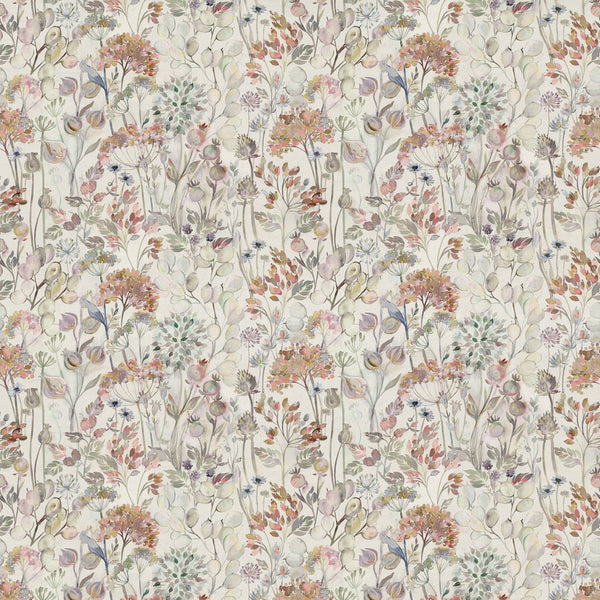 Country Hedgerow Dusk Printed Cotton Fabric (By The Metre) | Green ...