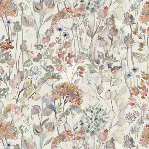 Voyage Maison Country Hedgerow Printed Cotton Fabric Remnant in Dusk