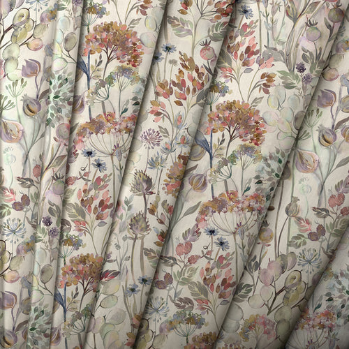 Floral Green M2M - Country Hedgerow Printed Cotton Made to Measure Roman Blinds Dusk Voyage Maison