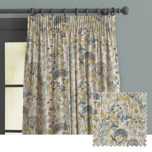 Floral Cream M2M - Country Hedgerow Printed Made to Measure Curtains Sky Voyage Maison