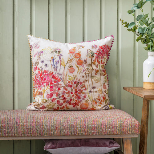 Voyage Maison Hedgerow Printed Feather Cushion in Autumn