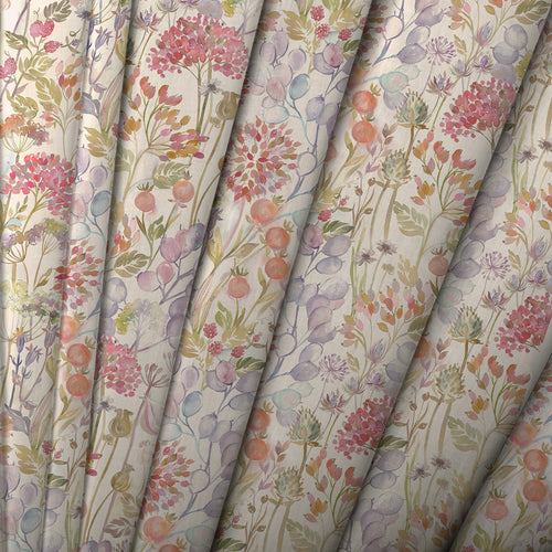 Floral Cream M2M - Hedgerow Printed Made to Measure Curtains Autumn Voyage Maison