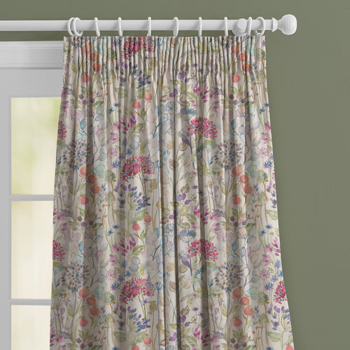 Floral Cream M2M - Hedgerow Printed Made to Measure Curtains Cream Voyage Maison