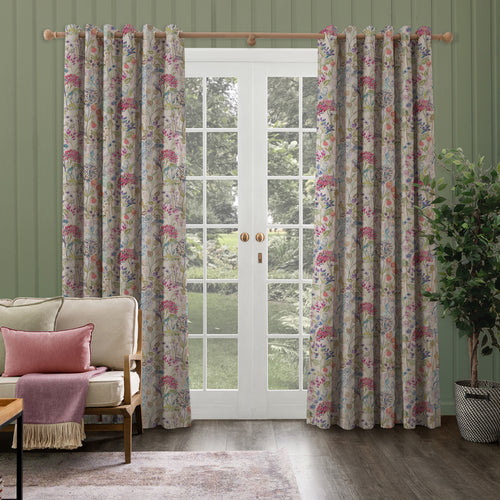 Floral Cream M2M - Hedgerow Printed Made to Measure Curtains Cream Voyage Maison