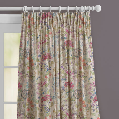 Floral Cream M2M - Hedgerow Printed Made to Measure Curtains Linen Voyage Maison