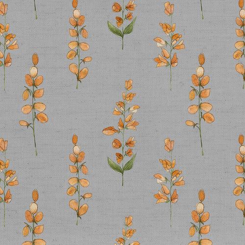  Samples - Helaine Fine Lawn Printed Fabric Sample Swatch Russet Voyage Maison