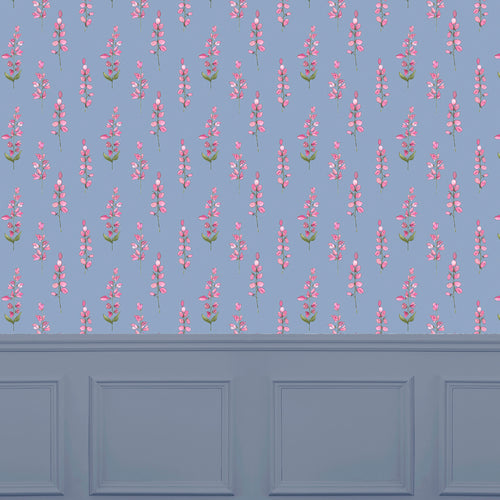 Animal Pink Wallpaper - Helaine  1.4m Wide Width Wallpaper (By The Metre) Blossom Voyage Maison