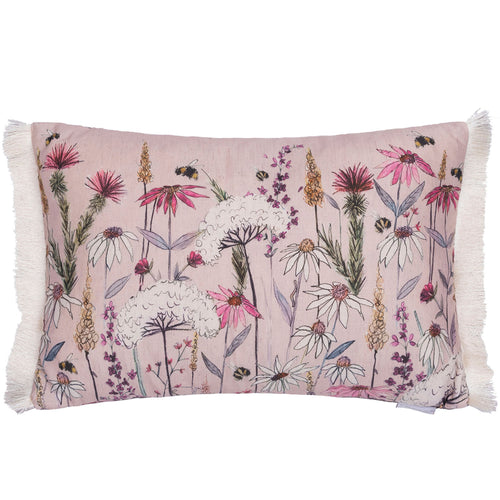 Voyage Maison Hermione Printed Feather Cushion in Blush