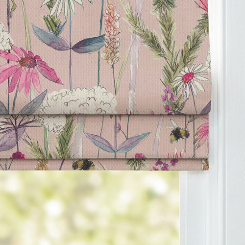 Hermione Printed Cotton Made to Measure Roman Blinds Blush