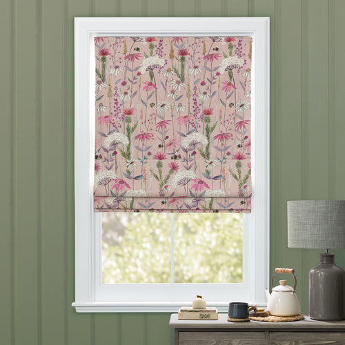 Hermione Printed Cotton Made to Measure Roman Blinds Blush