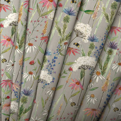 Hermione Printed Cotton Made to Measure Roman Blinds Silver