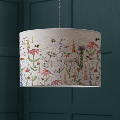 Floral Cream Lighting - Hermione Eva Lamp Shade Linen Voyage Maison