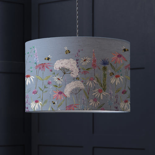 Floral Blue Lighting - Hermione  Lamp Shade Bluebell Voyage Maison