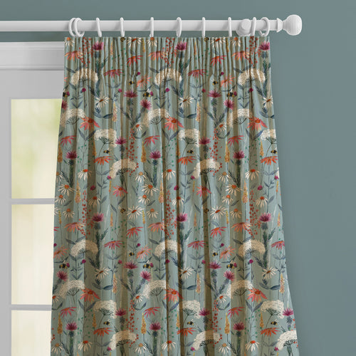 Floral Blue M2M - Hermione Printed Made to Measure Curtains Cornflower Voyage Maison