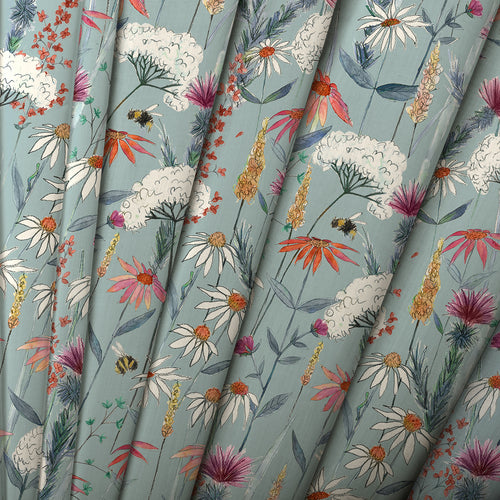 Floral Blue M2M - Hermione Printed Made to Measure Curtains Cornflower Voyage Maison