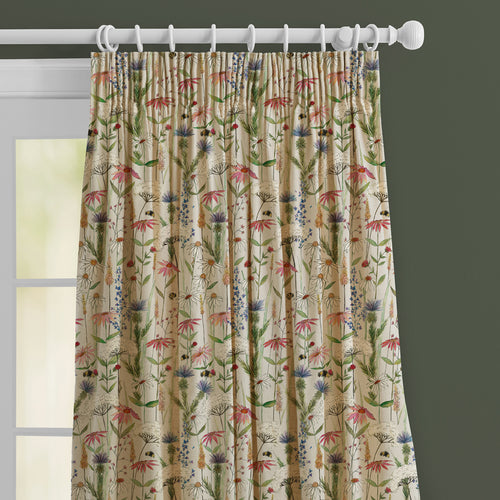 Floral Cream M2M - Hermione Printed Made to Measure Curtains Linen Voyage Maison