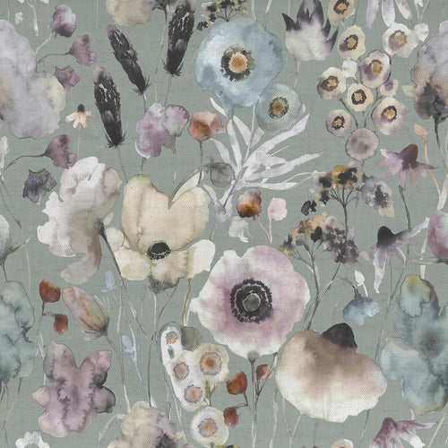 Samples - Hibbertia Printed Fabric Sample Swatch Sage Voyage Maison