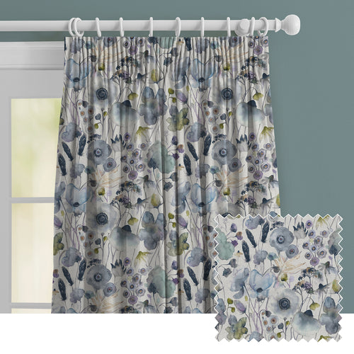 Floral Cream M2M - Hibbertia Printed Made to Measure Curtains Crocus Voyage Maison