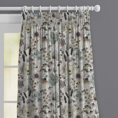 Floral Cream M2M - Hibbertia Linen Printed Made to Measure Curtains Haze Voyage Maison